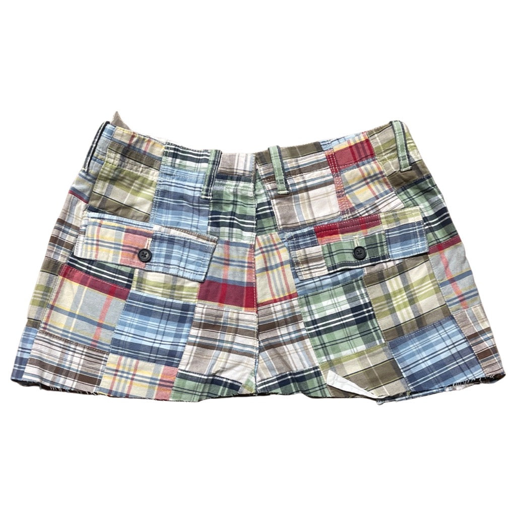 Picnic plaid mini skirt