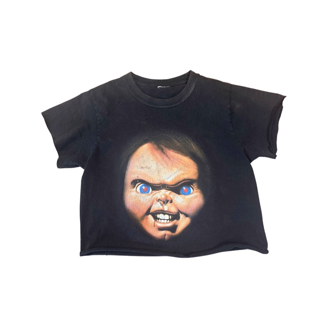 Vintage Chuckie Crop Top w/ Facial Piercings